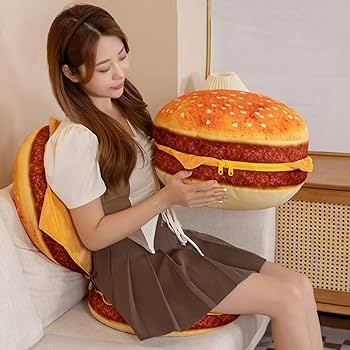 Amazon.com: MUALML Burger Pillow Hamburger Pillow Head